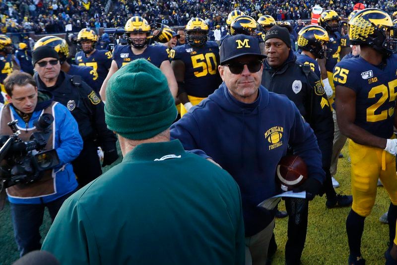 Harbough Michigan Have Pounded Other Rivals National