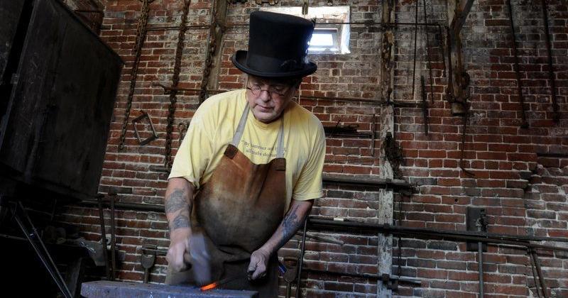 In the smithy, native craftsman practices a lost art