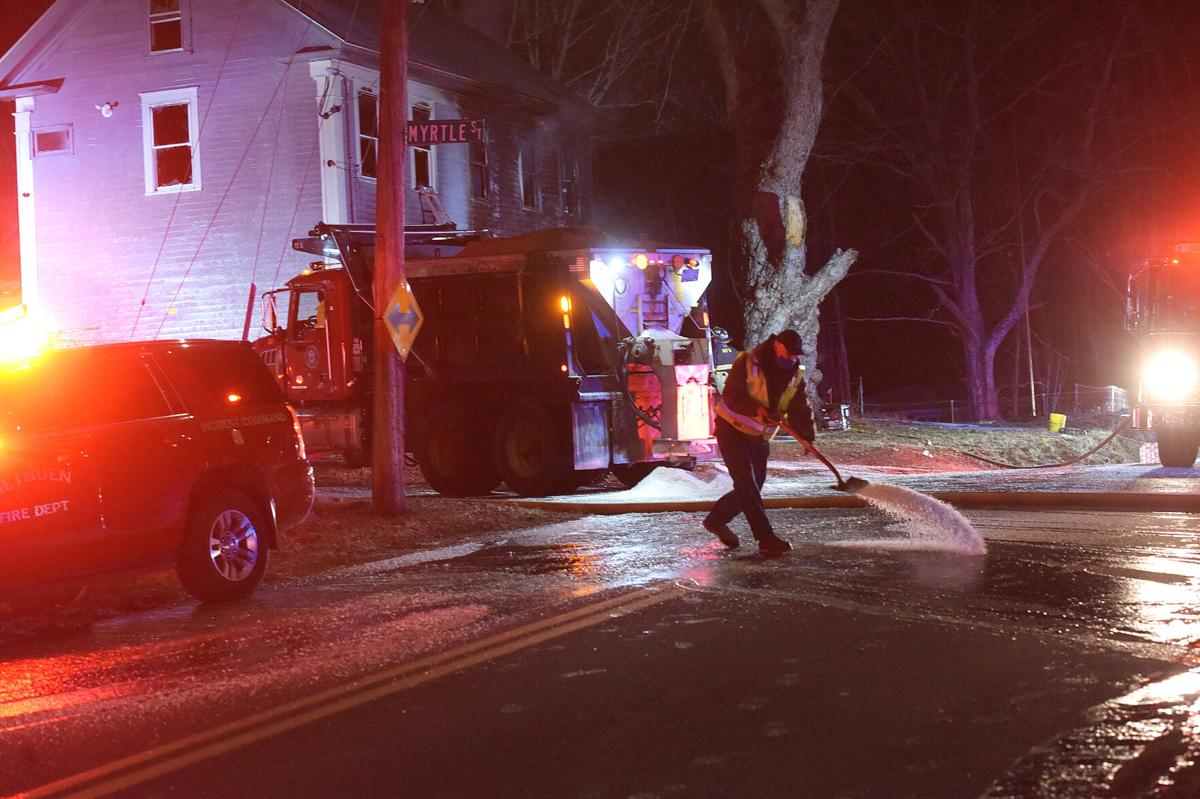 West Street Fire in Methuen