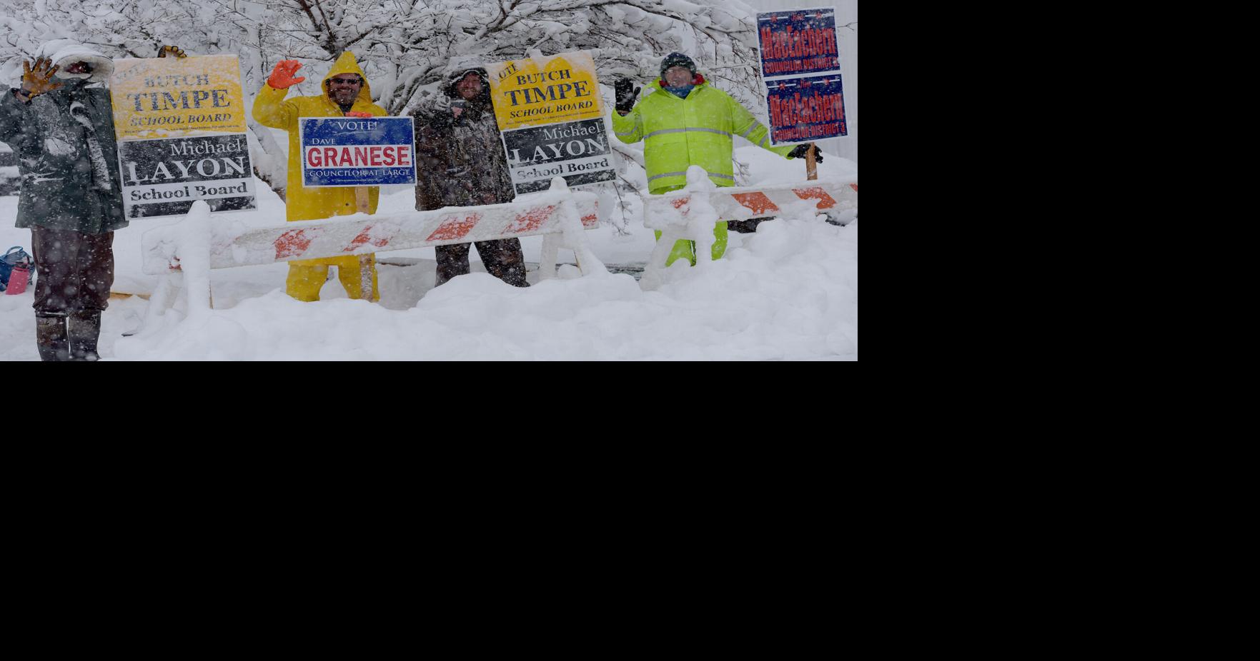 Wind, snow make for slick Election Day | New Hampshire | eagletribune.com