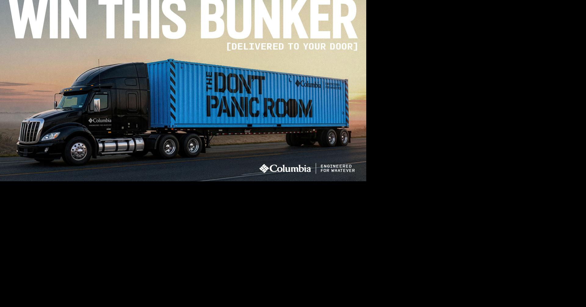 Columbia Sportswear to Give Away Survival Bunker with Launch of the "Don't Panic Room