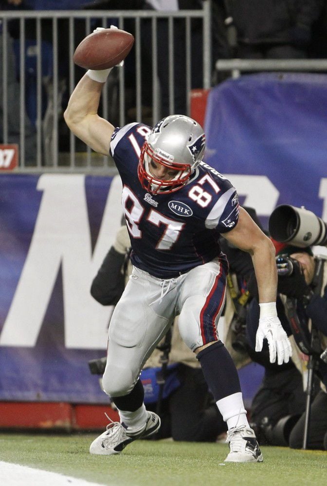 Rob Gronkowski (Spiking) New England Patriots 2012 NFL Bobble Head
