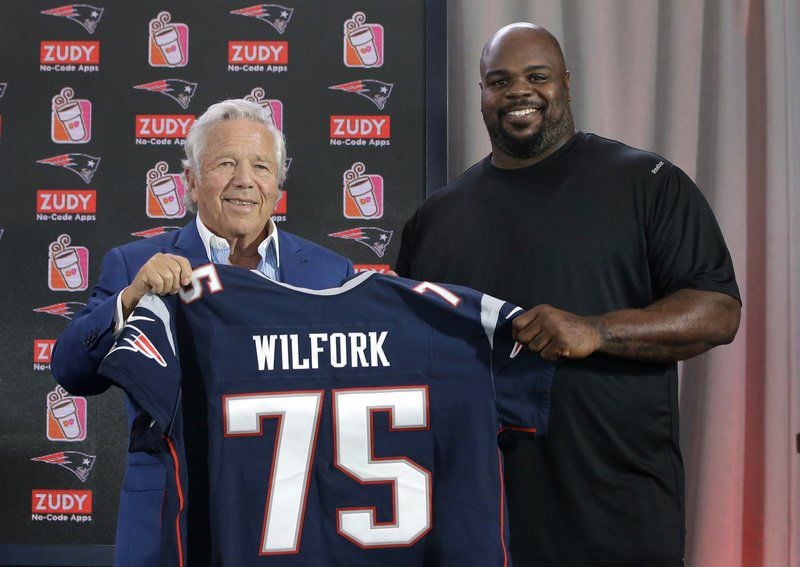 Vince wilfork jersey outlet number