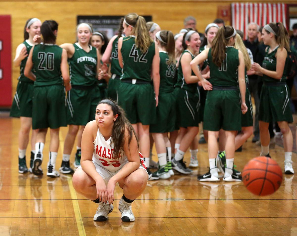 Pentucket at Masconomet girls basketball game