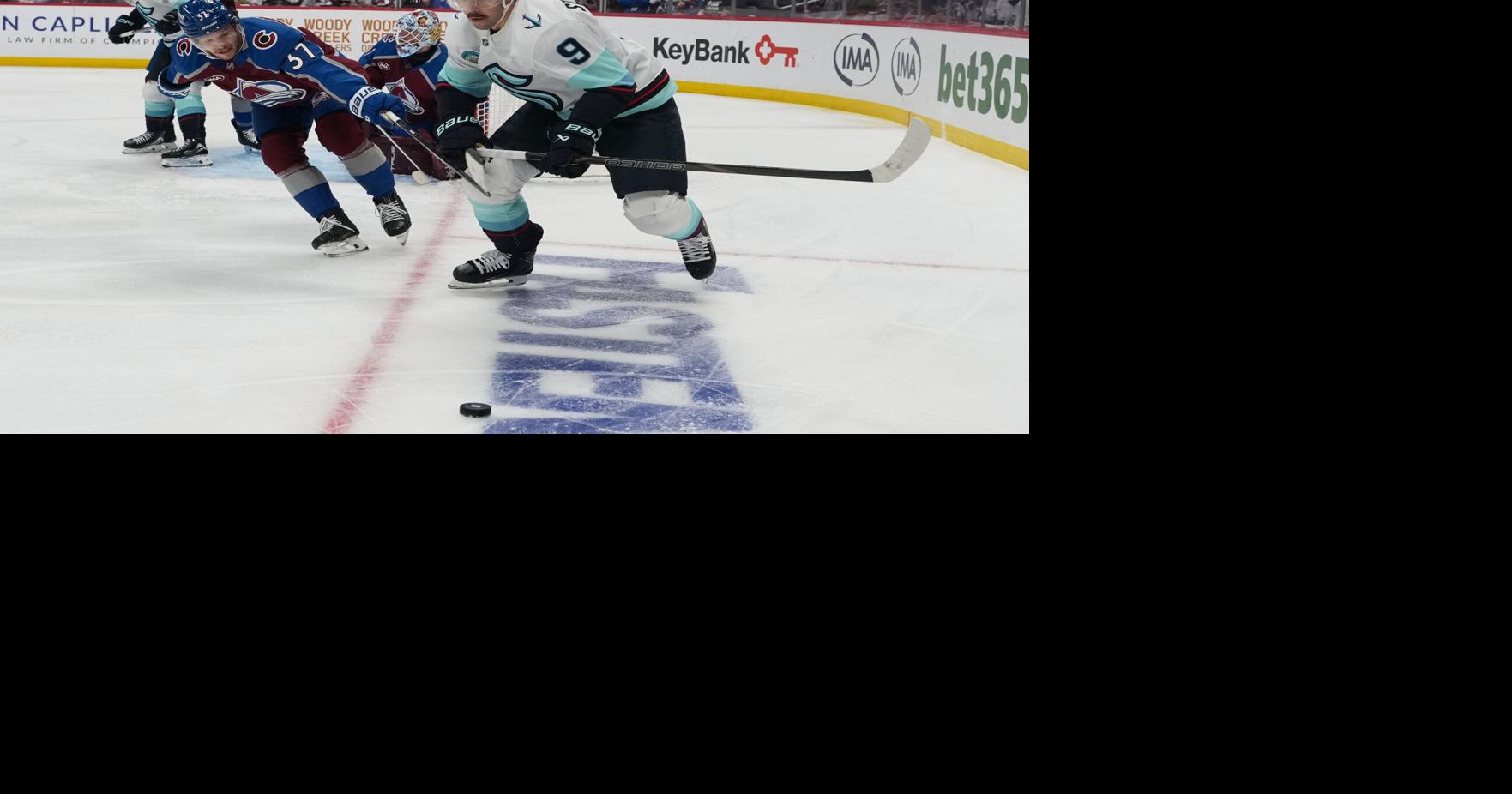 Scott Wedgewood stops 22 shots, Avs beat Kraken 2-0 to break franchise's single-season points mark