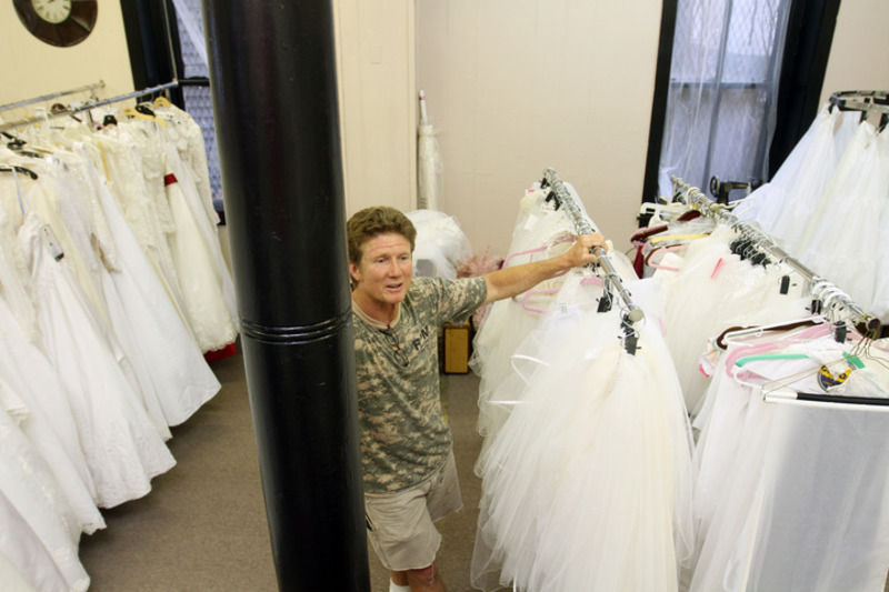 Landlord of defunct boutique  returns gowns  dresses  to 