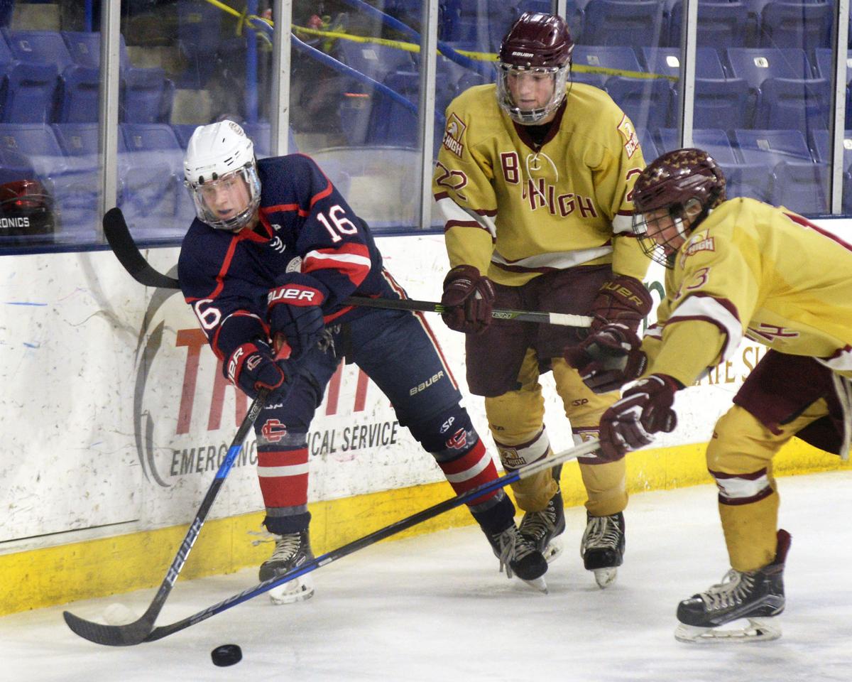 SLIDESHOW CENTRAL CATHOLIC DEFEATS BOSTON COLLEGE HIGH IN HOCKEY