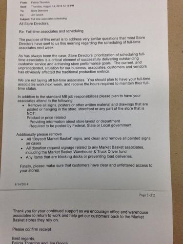Market Basket managers told to schedule full-timers, remove ...