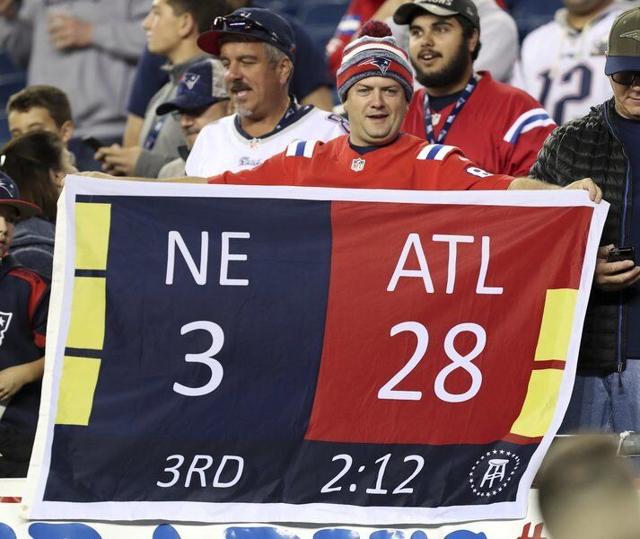 The Atlanta Falcons are still struggling to overcome the Patriots #39 28 3