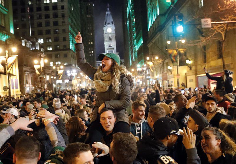 Philly fans destroy the city after Super Bowl win