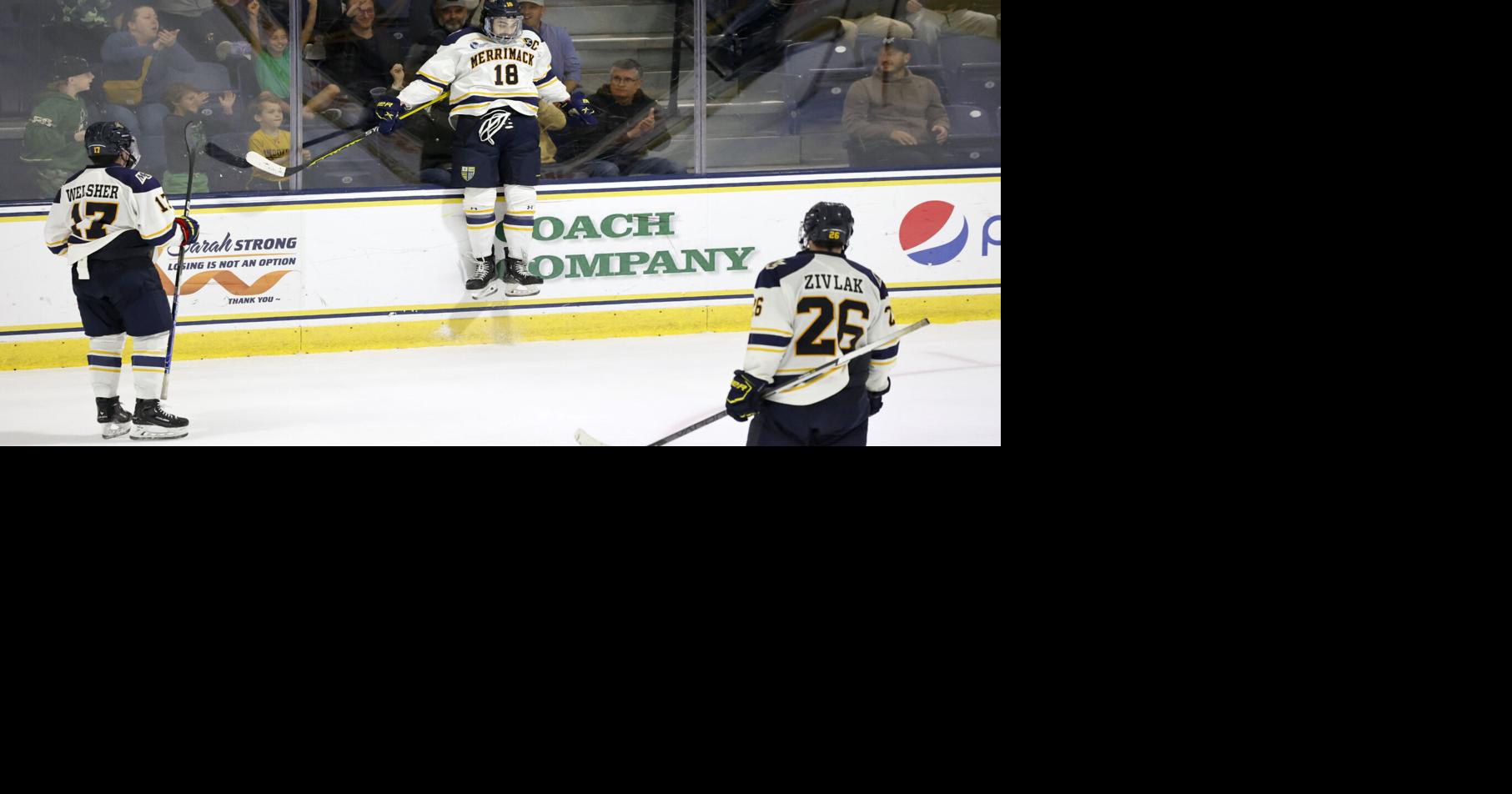 Merrimack hockey gets back on track in Vermont; teams meet again tonight