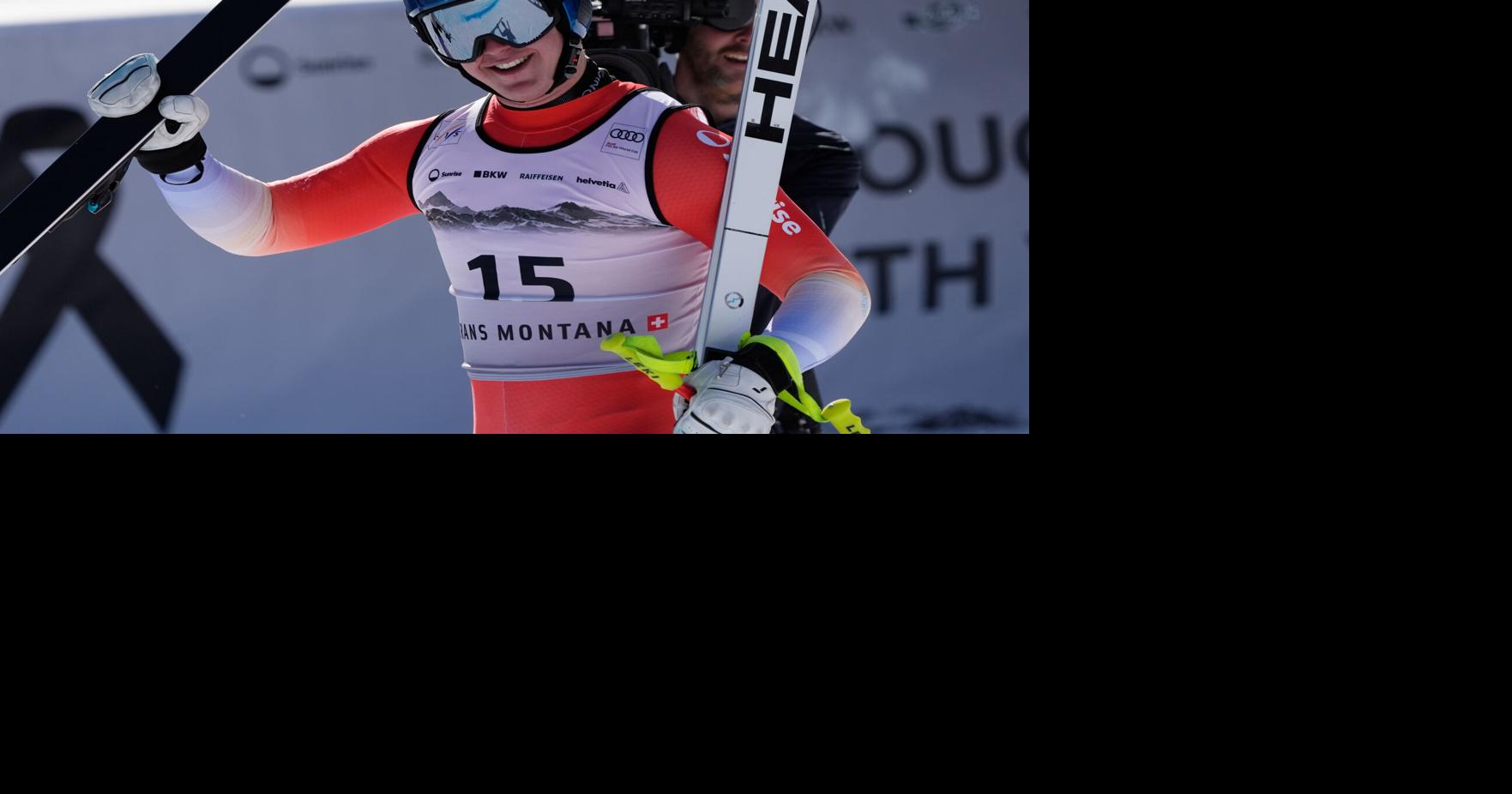 Von Allmen hands Crans-Montana 2nd Swiss victory in 2 days in last World Cup race before Olympics