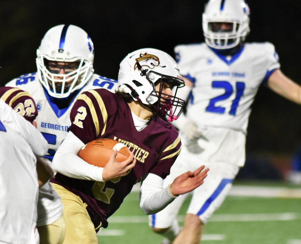 Whittier Tech. defeated Georgetown high 32-24 in football playoff action.