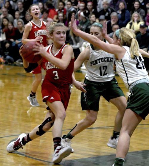 Girls Basketball Pentucket Overcomes Slow Start Beats Masco To