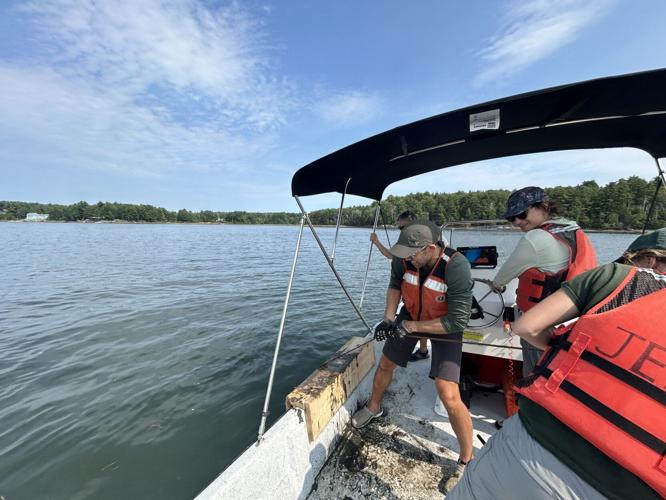 Chris Peters, research coordinator at the Great Bay Estuarine Research