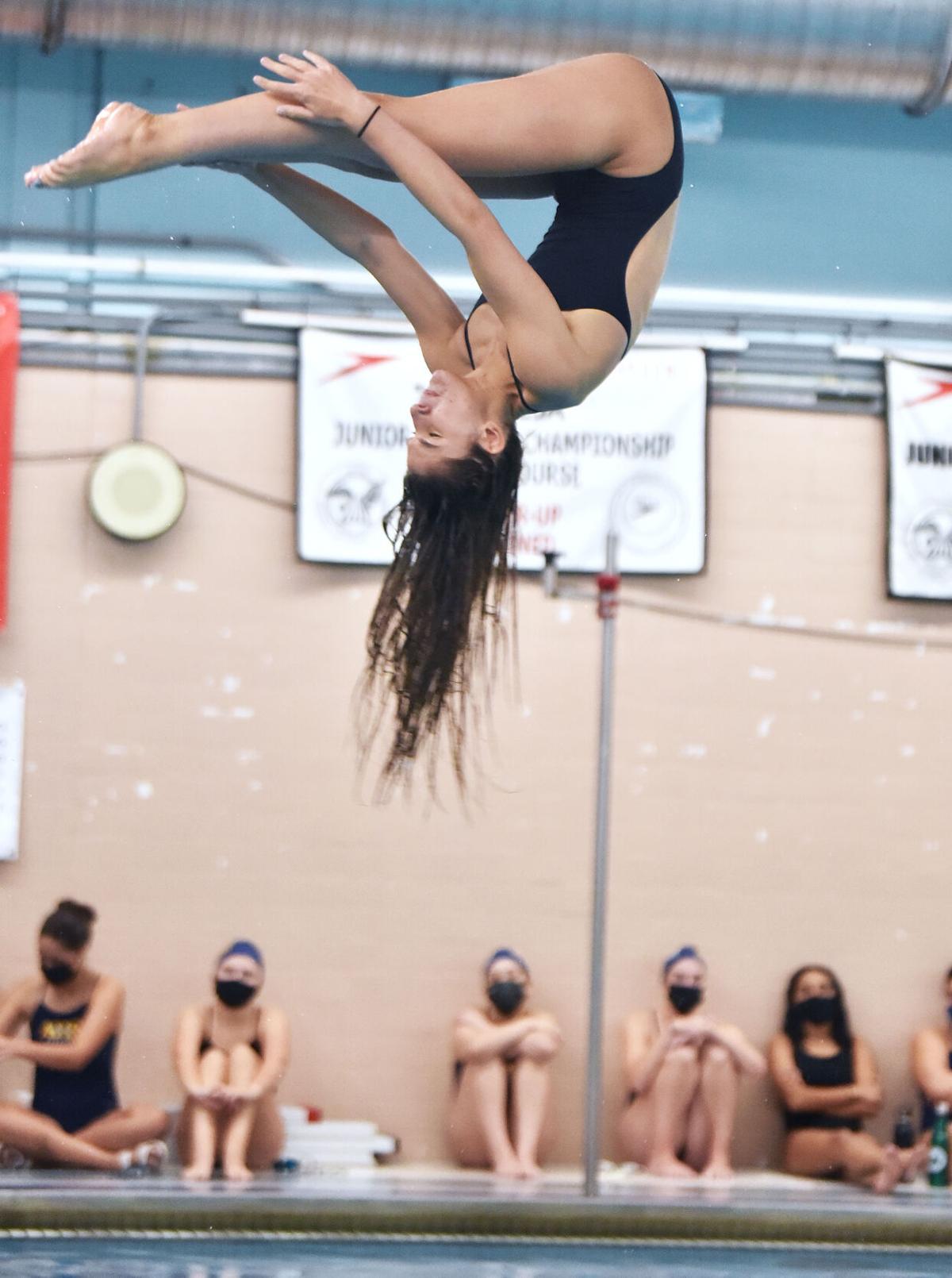 Andover against Central Catholic in swimming