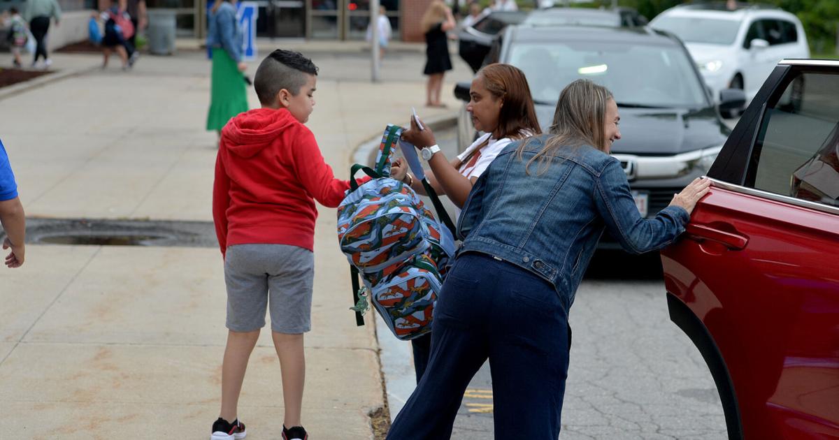 First day of class in Methuen