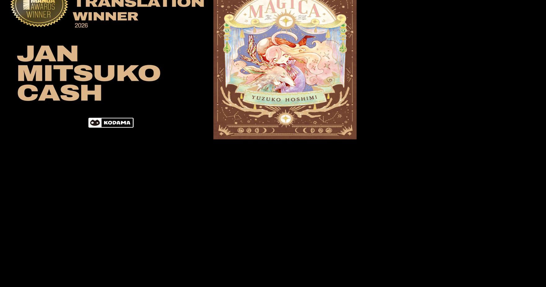Kodama’s MAGICA Wins Best Translation at the 2026 American Manga Awards