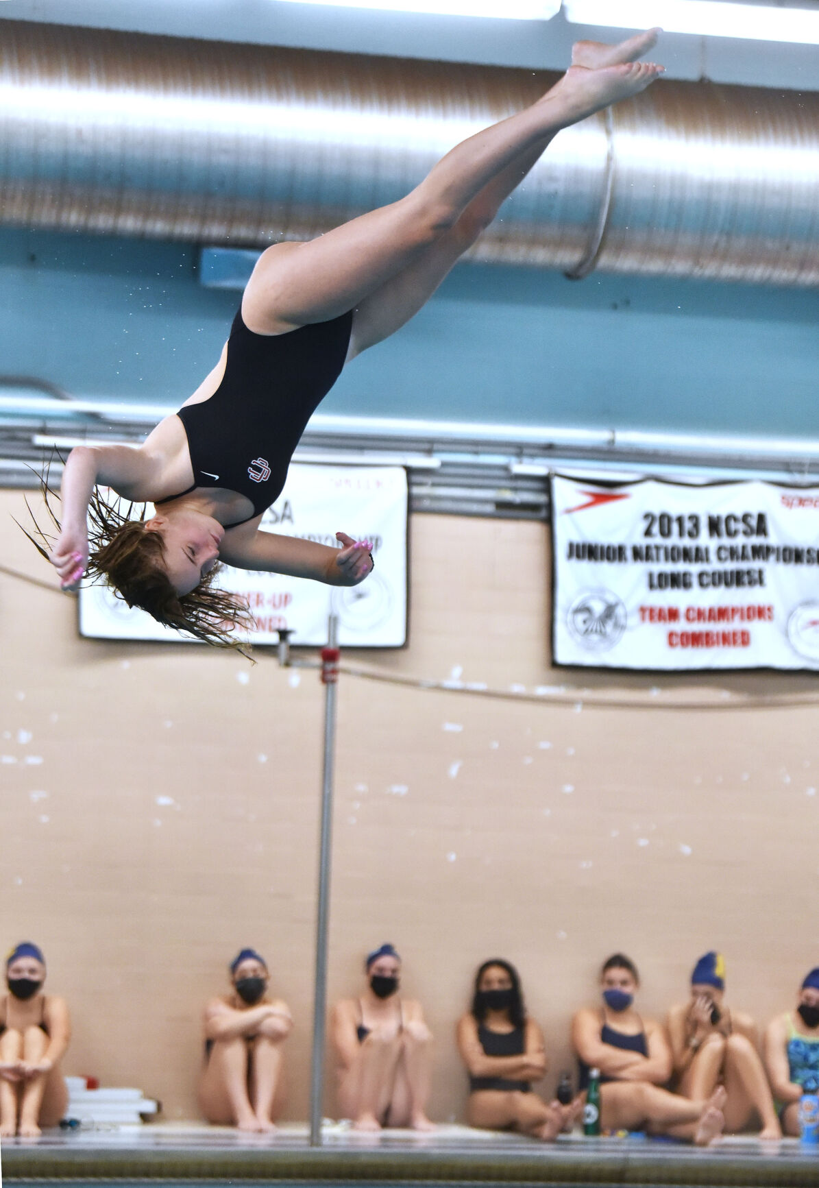 Andover against Central Catholic in swimming