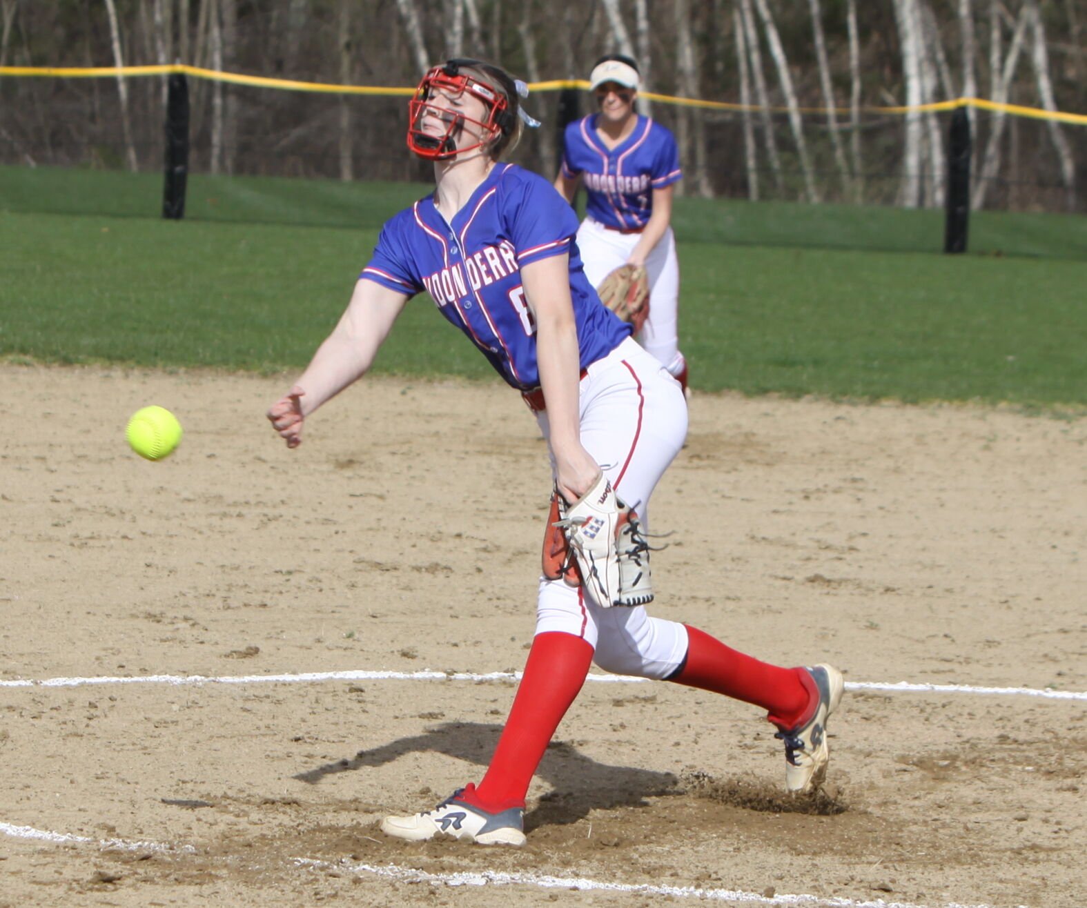 Impressive Sophomore Kearney Leads Londonderry High Softball to 3-0 Start with 65 mph Throws