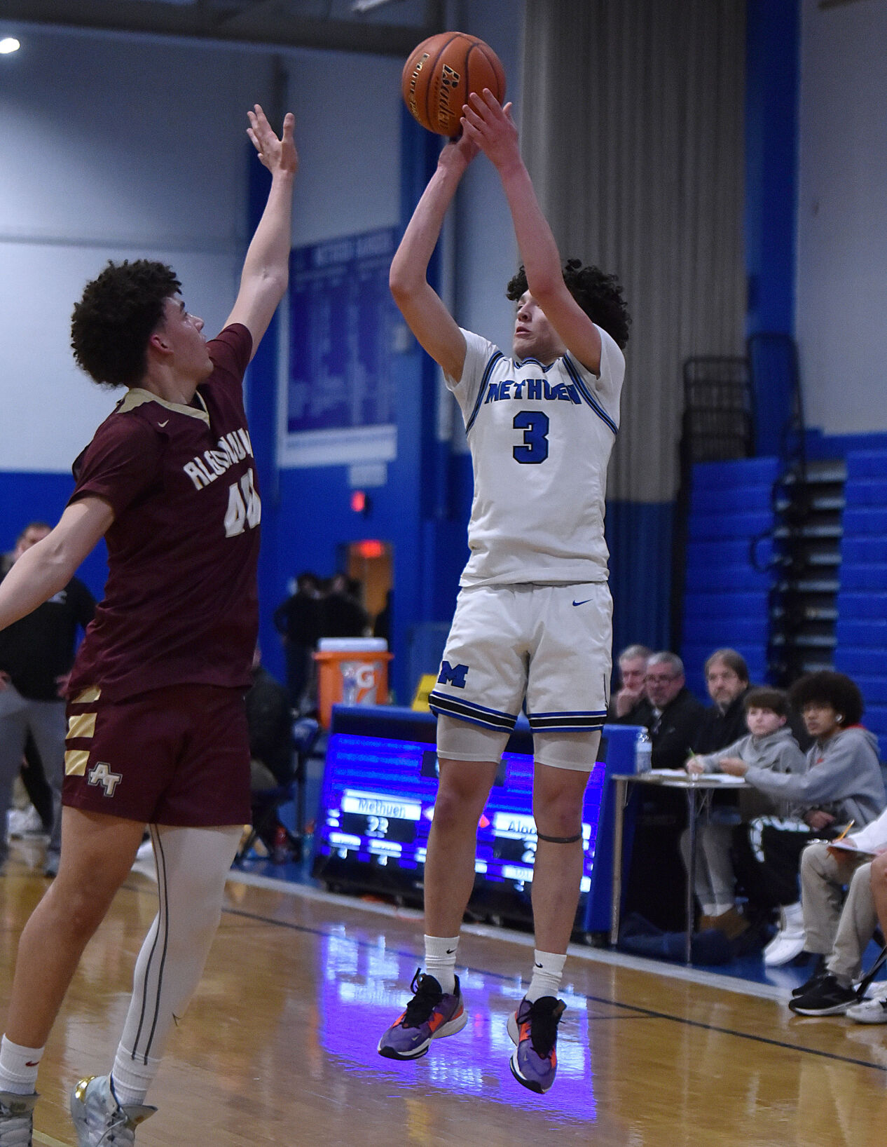 High School Basketball Upset: Andino Sparks Methuen’s Victory Over Springfield Central