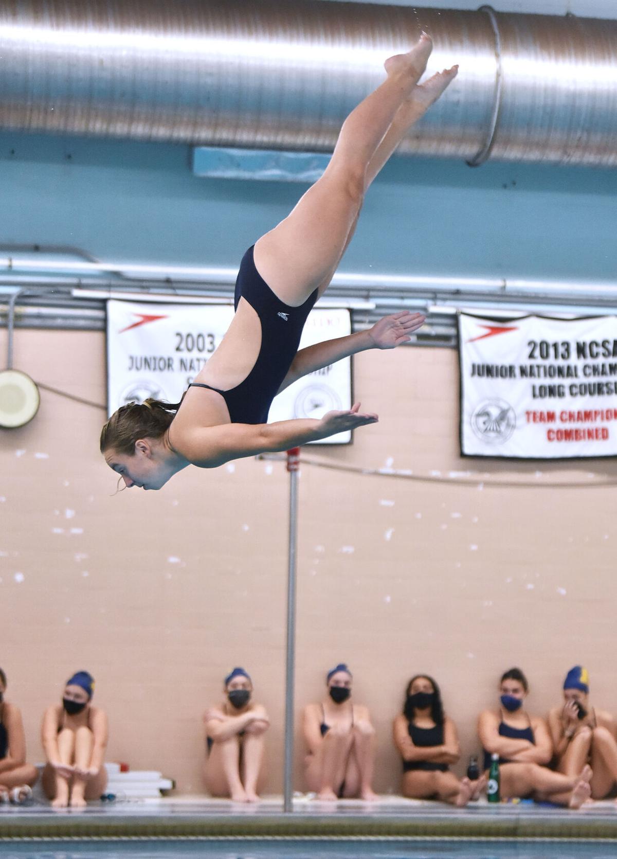 Andover against Central Catholic in swimming