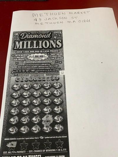 Methuen Store Sells 1 Million Scratch Ticket Merrimack Valley Eagletribune Com