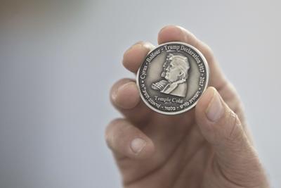 coin trump jerusalem israel israeli donald mints recognition honor capital president bearing minted eagletribune israelhayom