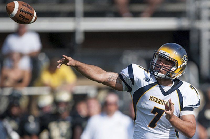 Strong Armed Sophomore Capobianco Leads Merrimack Into 2015 Season Sports Eagletribune Com