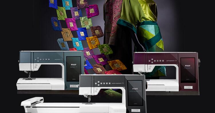 ¡PFAFF® Revoluciona el Costura! Descubre las Nuevas Máquinas de Coser creative expression™ 750, quilt expression™ 725 y expression™ 715