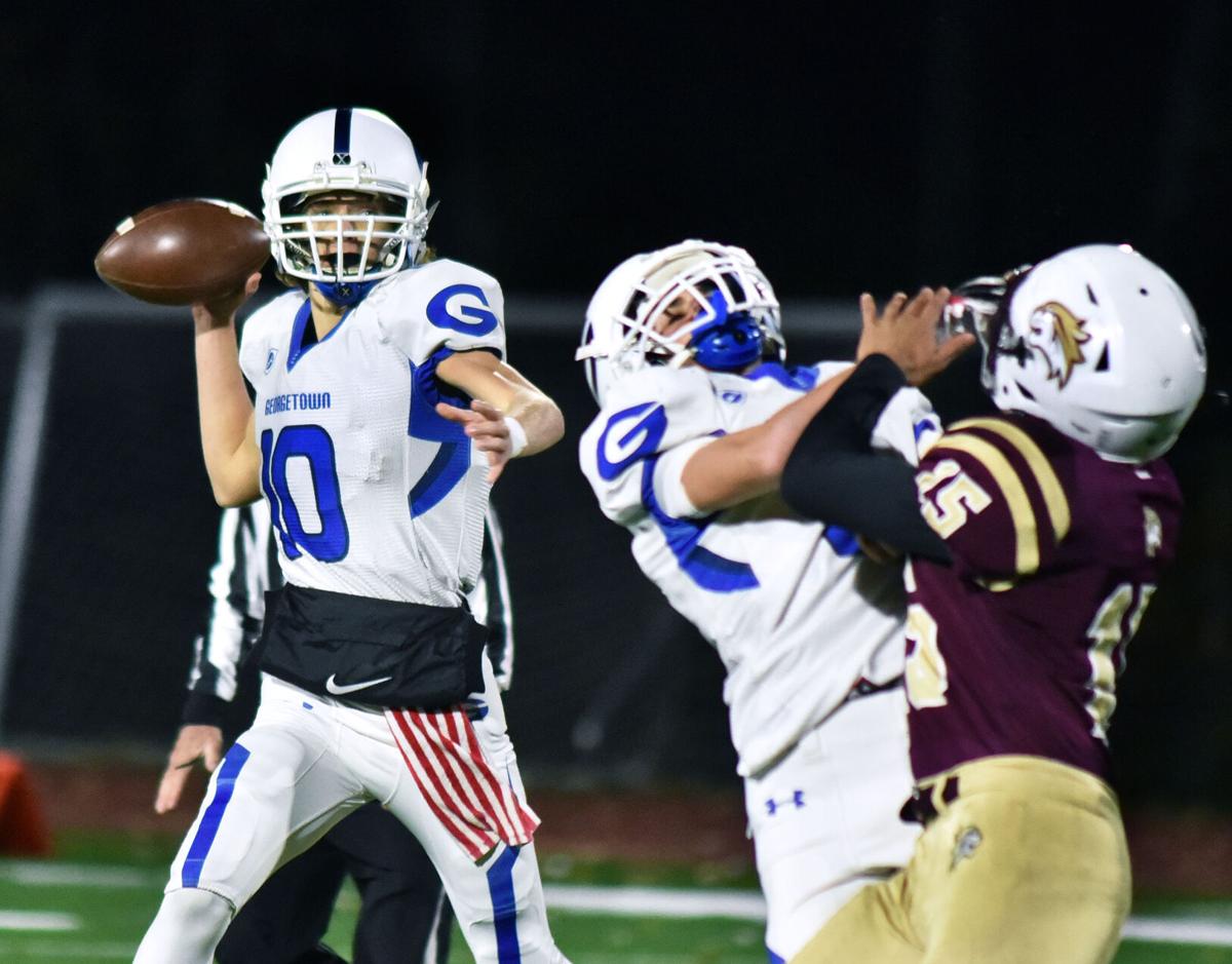 Whittier Tech. defeated Georgetown high 32-24 in football playoff action.
