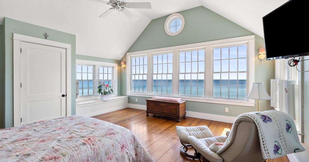 A rare opportunity on Plaice Cove offers sweeping views and stairway to beach | Homes