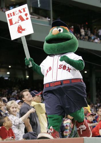 Red Sox Green Monster mascot suit turns up safe