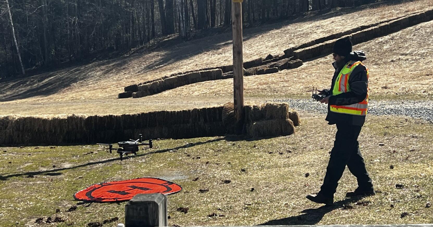 Drone search for missing woman finds points of interest - Vimarsana News