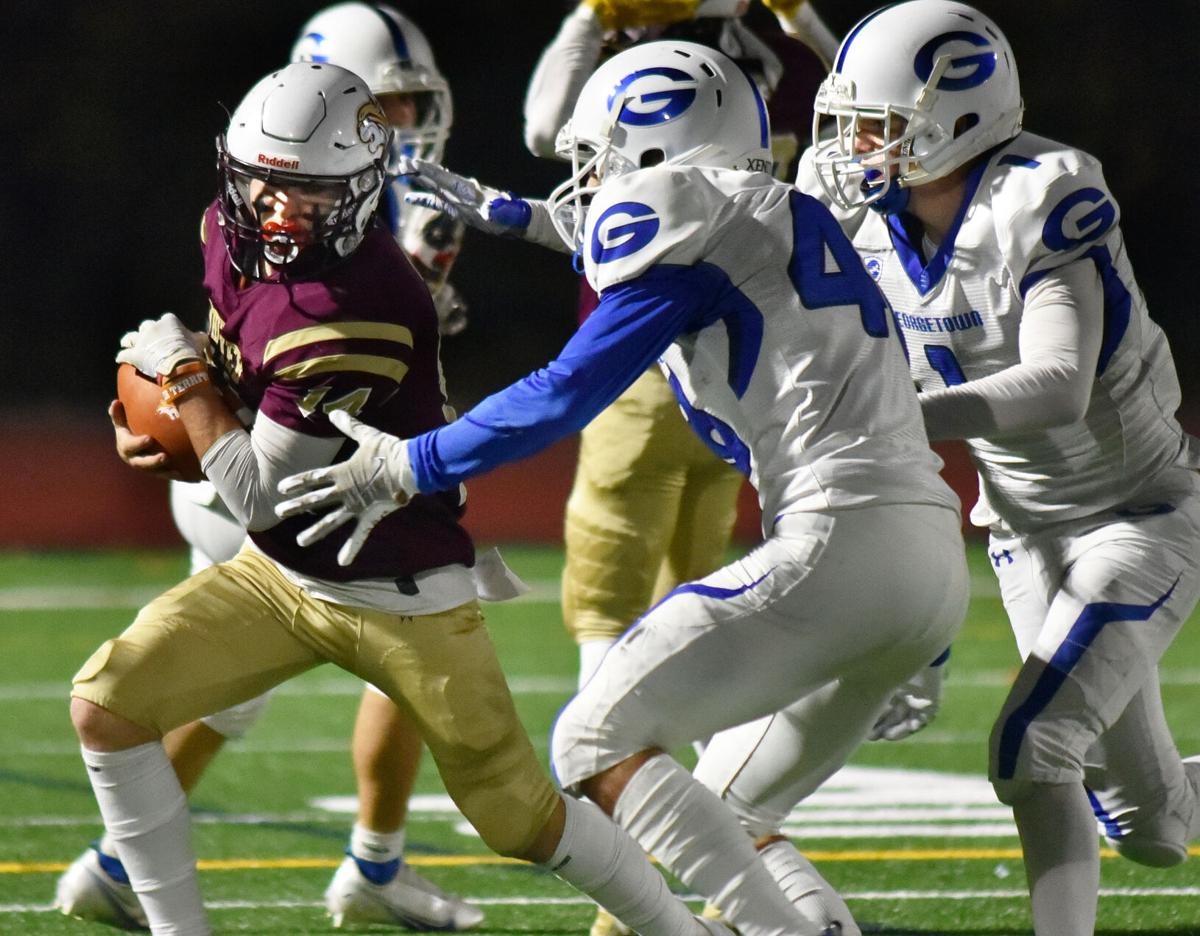 Whittier Tech. defeated Georgetown high 32-24 in football playoff action.