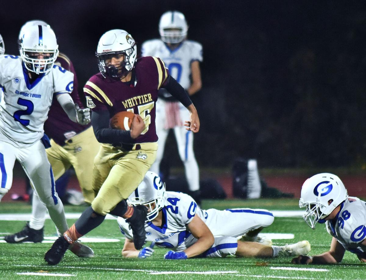 Whittier Tech. defeated Georgetown high 32-24 in football playoff action.