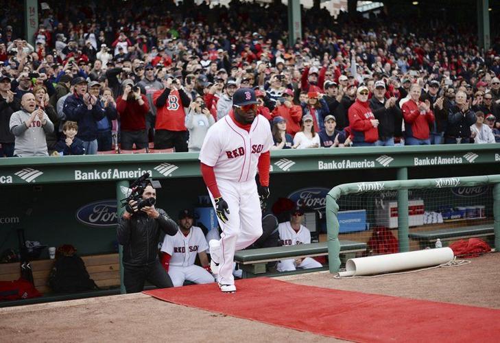 Boston Red Sox Legend David Ortiz Celebrates Phillies Win While Remembering  Eagles Great With a WWE Championship Belt - EssentiallySports