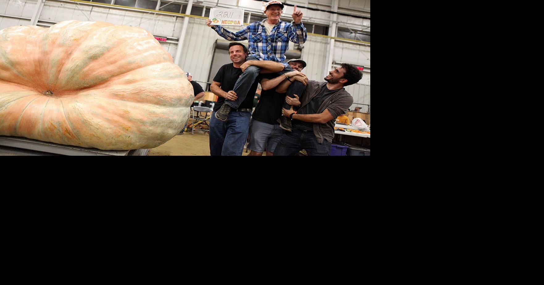 Sharon man wins most giant pumpkin contests in Topsfield Fair history