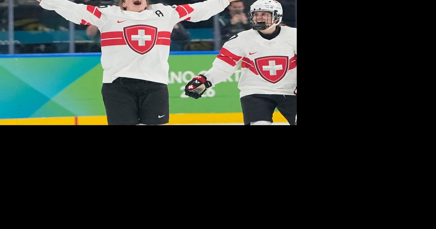 Alina Muller scores 2nd Olympic women's hockey bronze-clinching goal as Switzerland beats Sweden 2-1