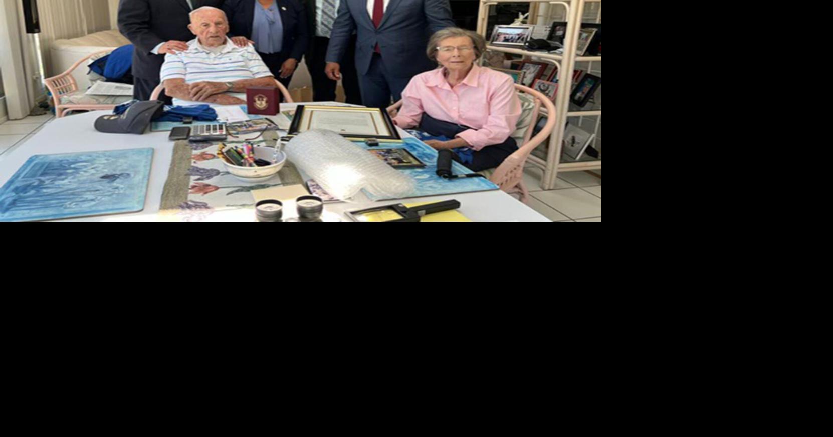 Lawrence native Captain James Mulligan, Vietnam POW, gets a key to the