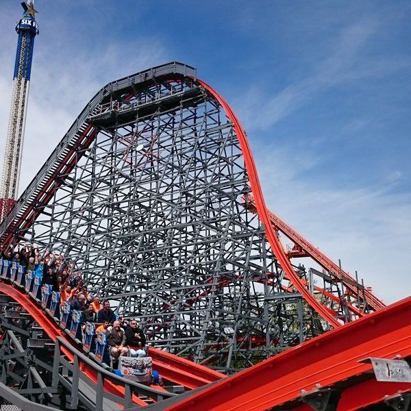 This Six Flags coaster comes with a summer storm warning WICKED