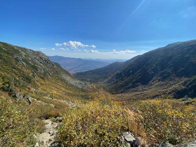 view from high atop Mount Washington