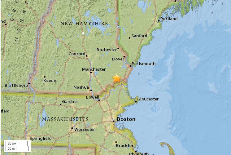 Earthquake felt Thursday morning in Merrimack Valley, Southern NH