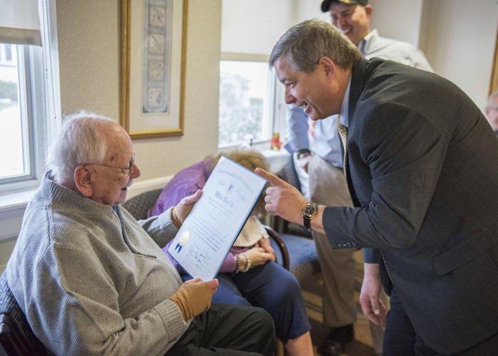 WWII vet, 93, receives Senate citation