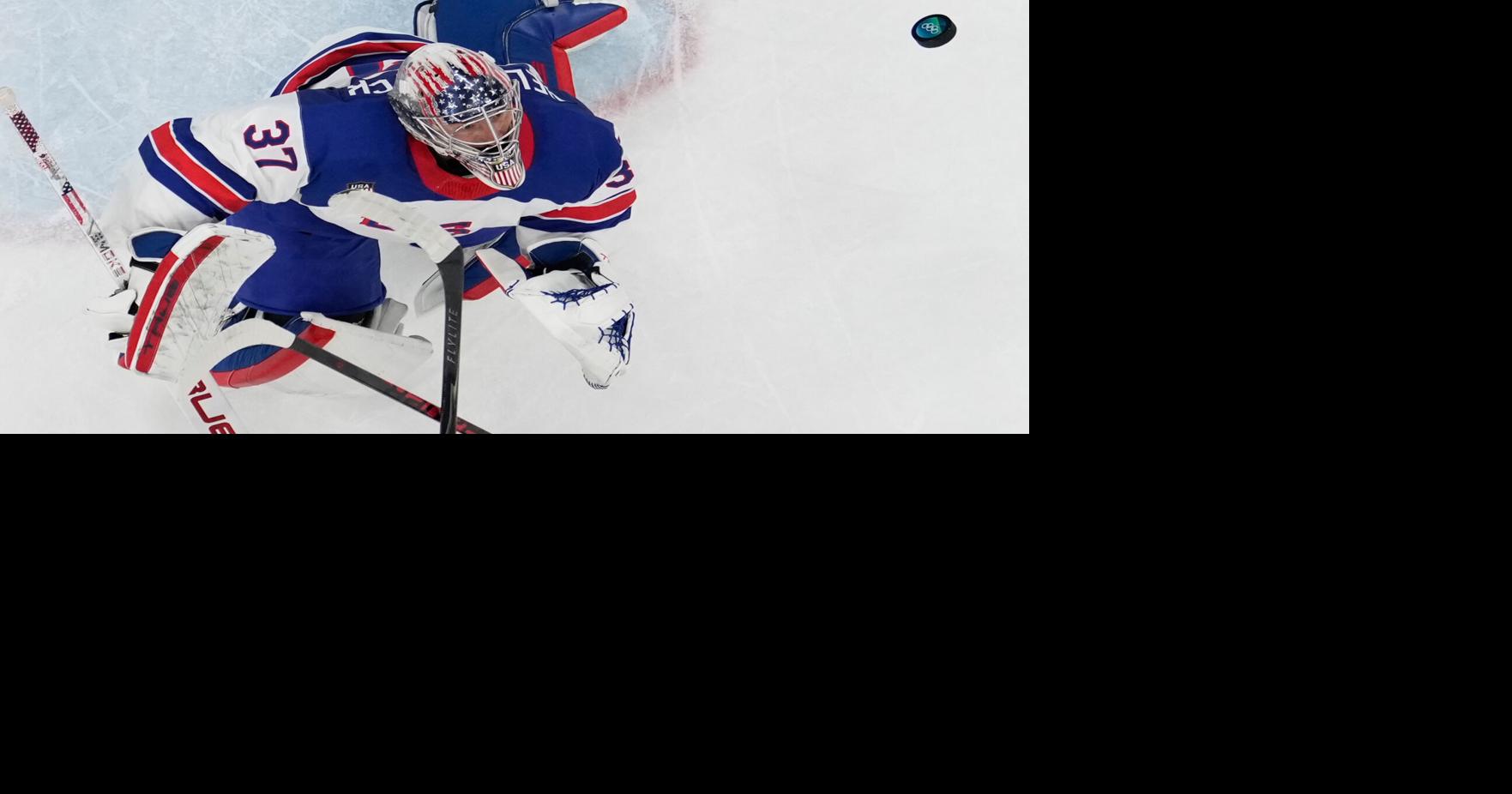 Connor Hellebuyck shows why he's the U.S. starting goalie at the Olympics