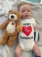 Luke's story: Infant underwent open-heart surgery, now proving strong