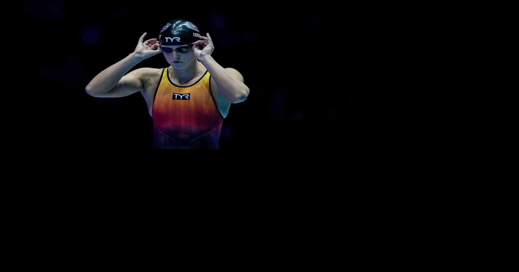 Katie Ledecky just keeps chugging along, still excited about swimming after all these years