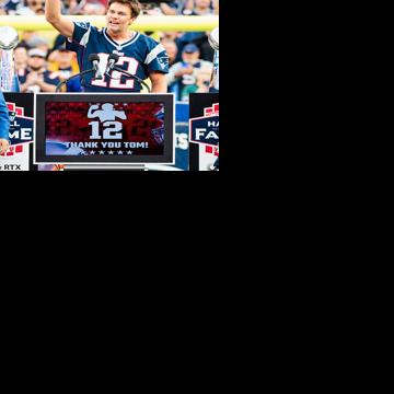 New England Patriots honor Tom Brady with special 'Thank you' video at  halftime