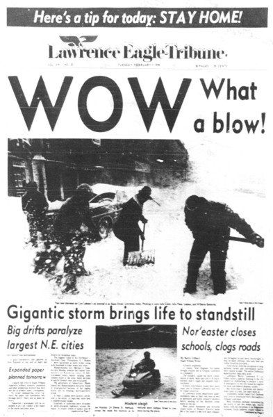 Storm mirrors the blizzard of '78 | New Hampshire ...