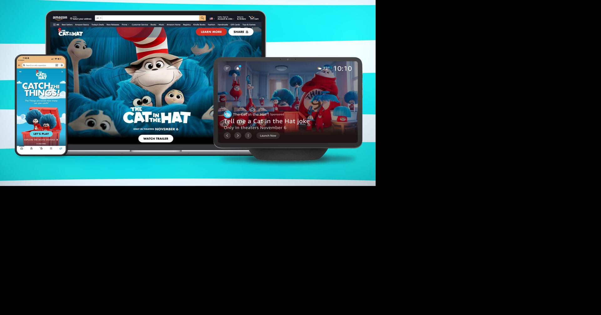 Warner Bros. Pictures Animation and Amazon Ads Invite Audiences to Play Inside the World of The Cat in the Hat Ahead of Film's Premiere